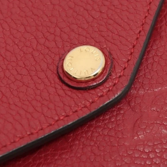 💎Authentic Louis Vuitton Empreinte Sarah Wallet Long Wallets Into Initials - Picture 9 of 13